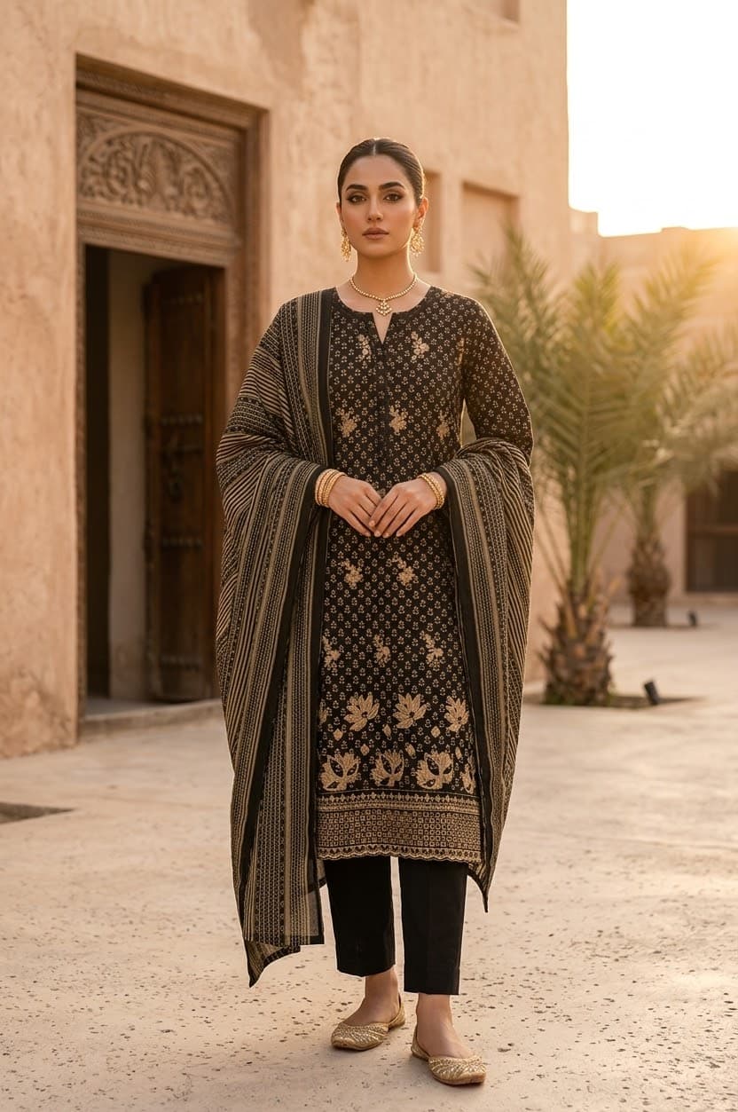 Binsaeed luxury collection in black color